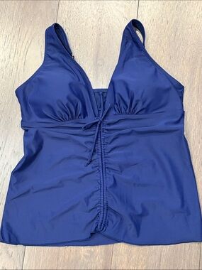 Blue Swim Tankini Top